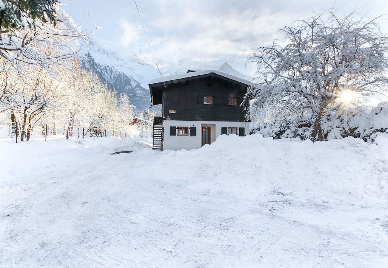 Apartment in Chamonix-Mont-Blanc - Les Fleurs de Cham bottom - Jardin privé - Vues -