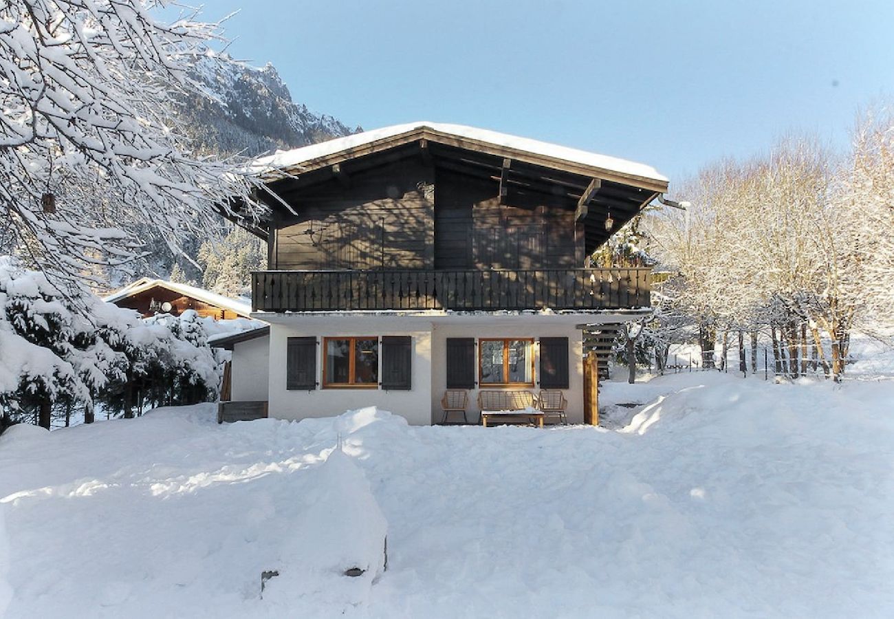 Apartment in Chamonix-Mont-Blanc - Les Fleurs de Cham bottom - Jardin privé - Vues -