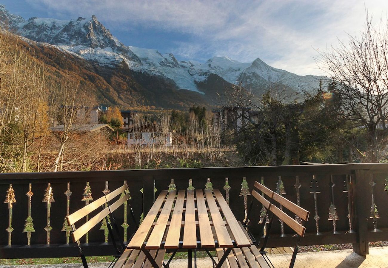 Apartment in Chamonix-Mont-Blanc - Les Fleurs de Cham top - Jardin vues - Rénové