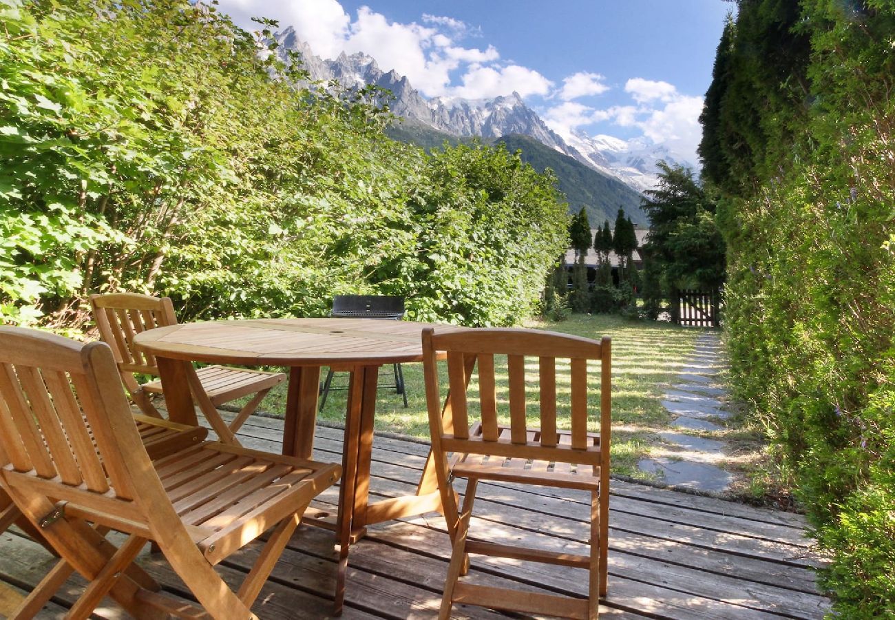 Chalet in Chamonix-Mont-Blanc - House Berenice - Private Garden - View