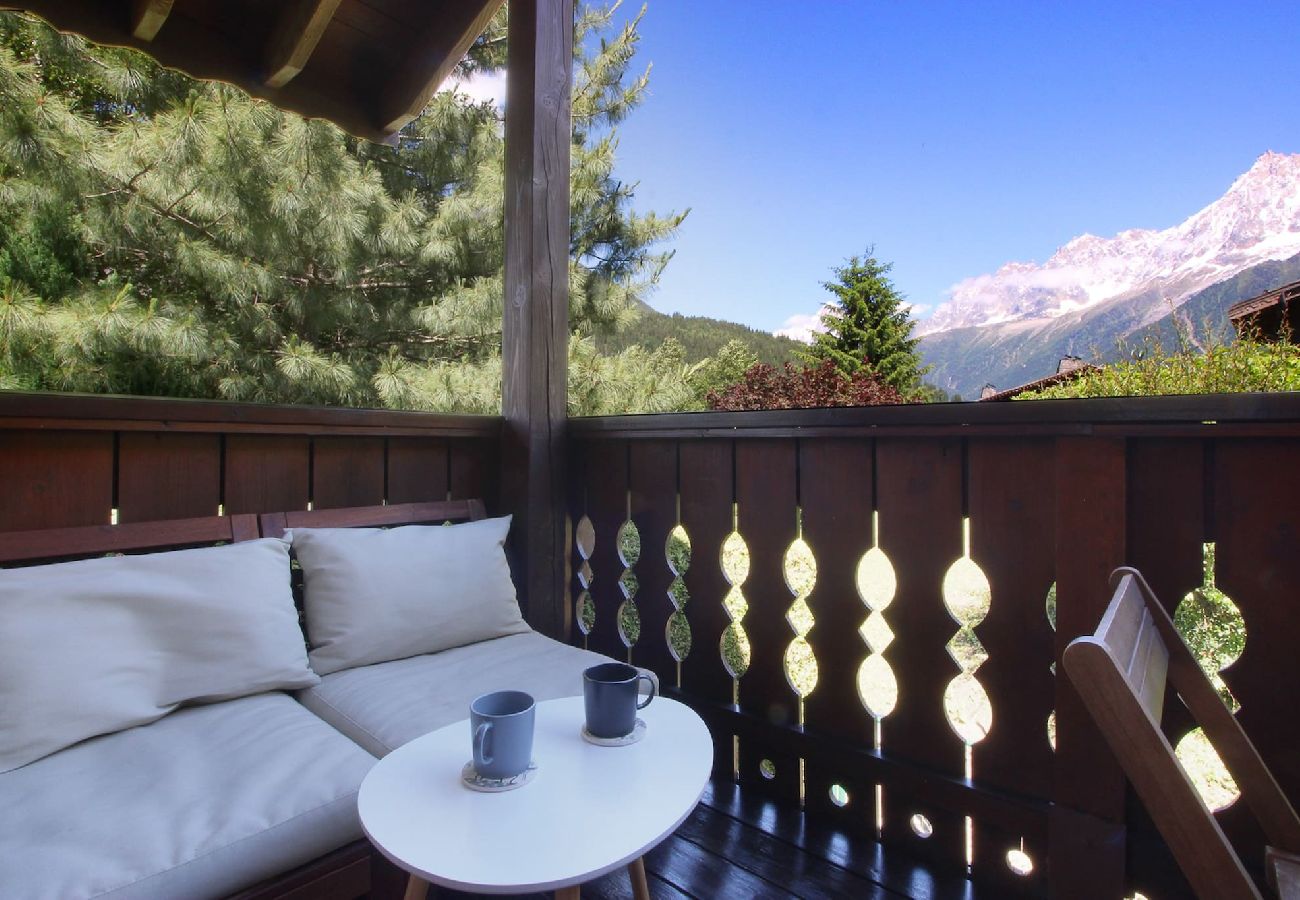 Chalet in Les Houches - Chalet Kandahar -Jardin-Skis aux pieds-Piscine