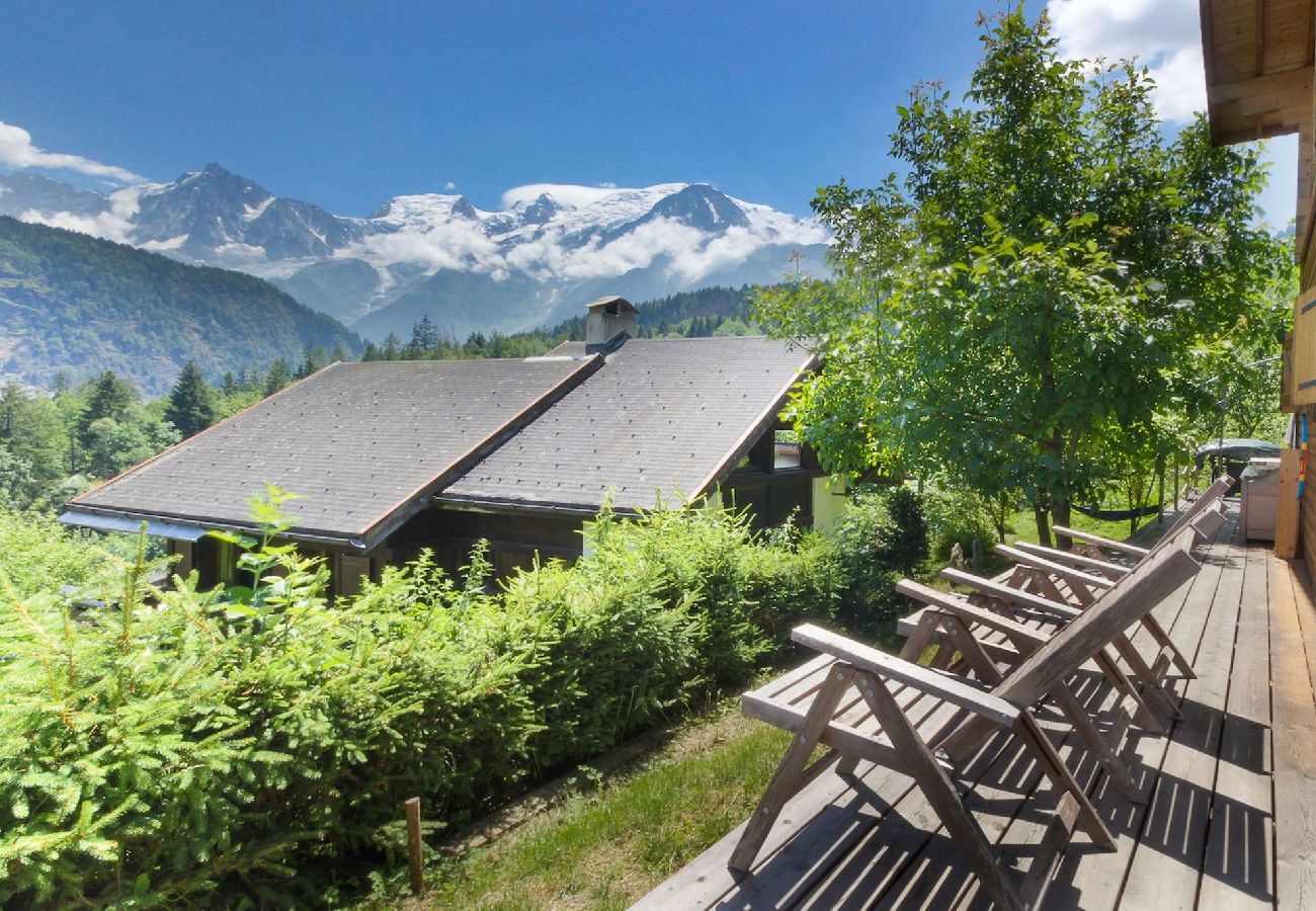 Chalet in Les Houches - Chalet Armonia - Vue panoramique - Bain nordique