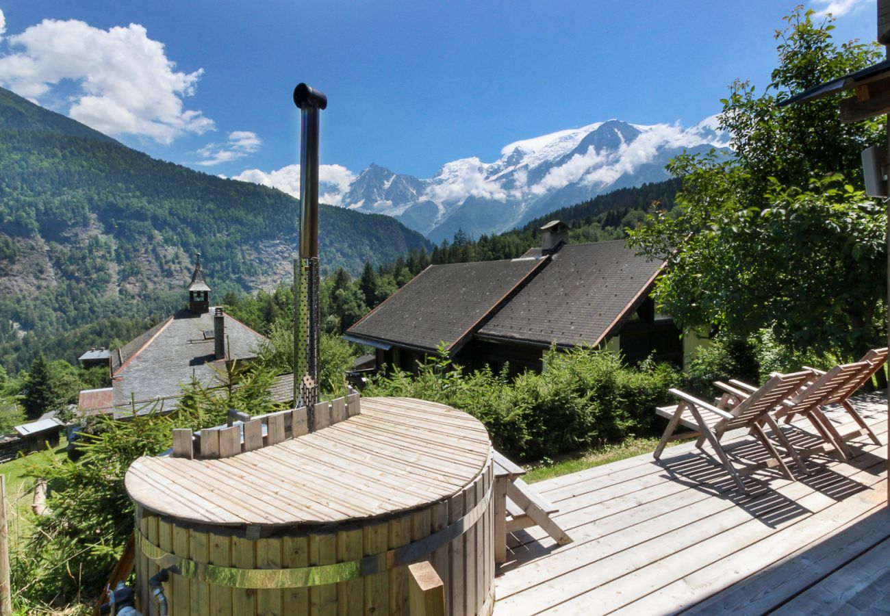 Chalet in Les Houches - Chalet Armonia - Vue panoramique - Bain nordique