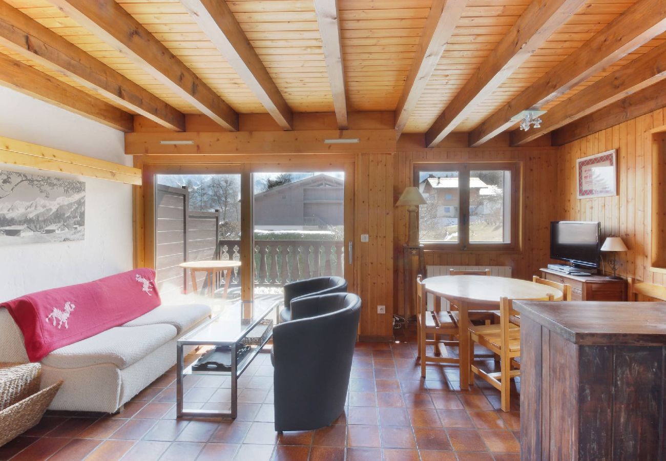 Apartment in Les Houches - Charousse Mt Blanc View