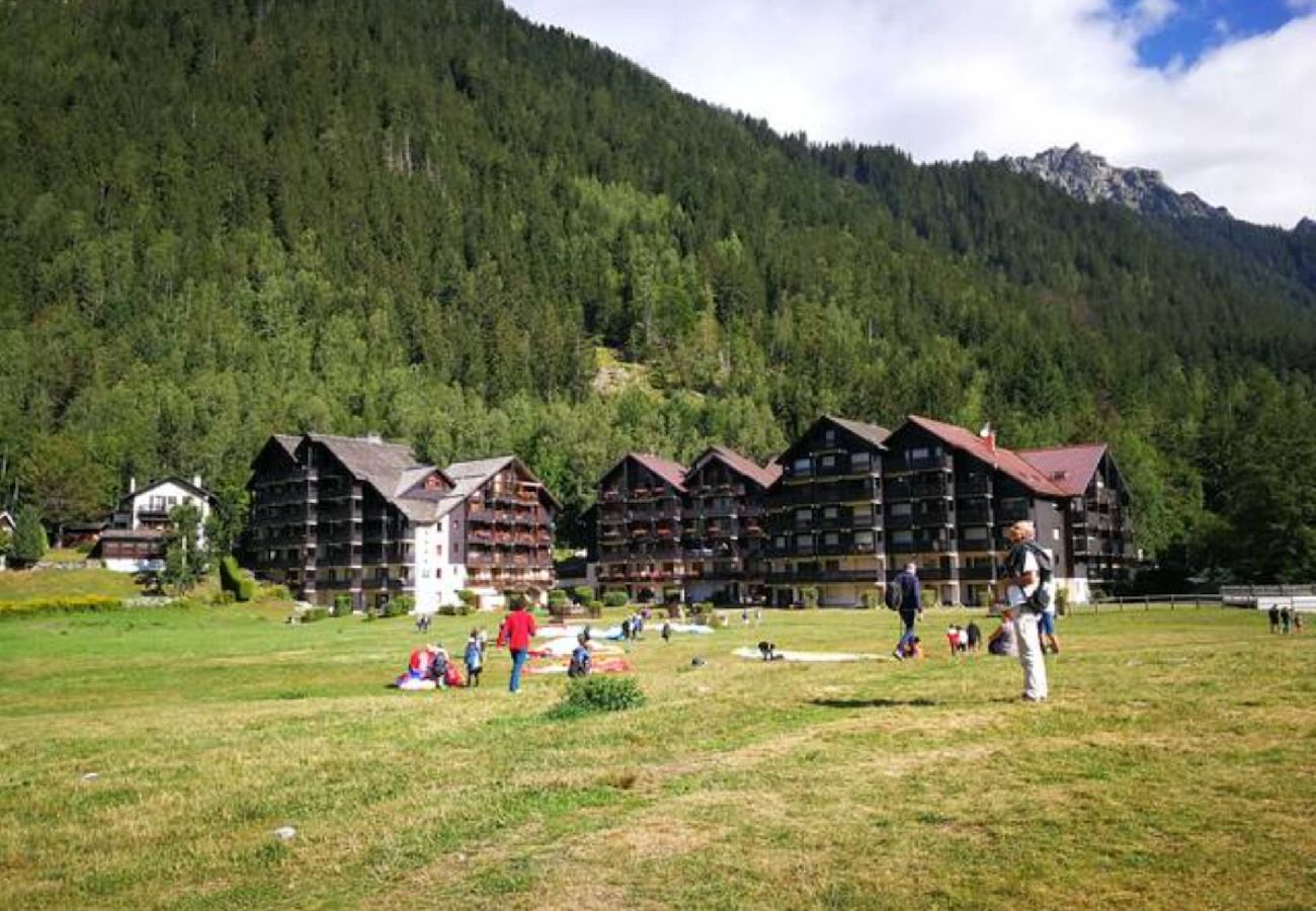 Apartment in Chamonix-Mont-Blanc - Le Savoy - Terrace view Mont-Blanc