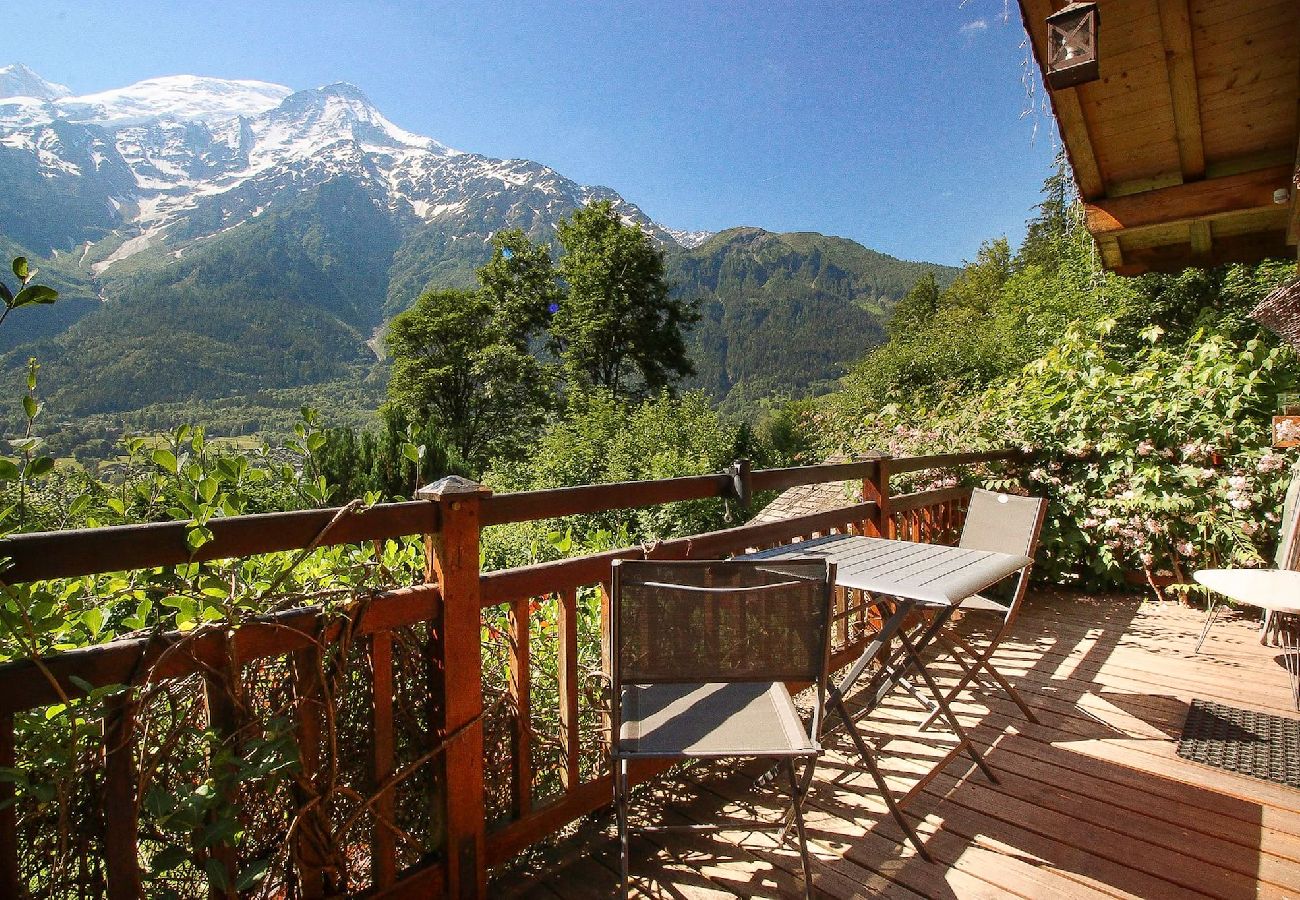 Cabin in Les Houches - Chalet Senet - 2 Mazots - Views Mt-Blanc