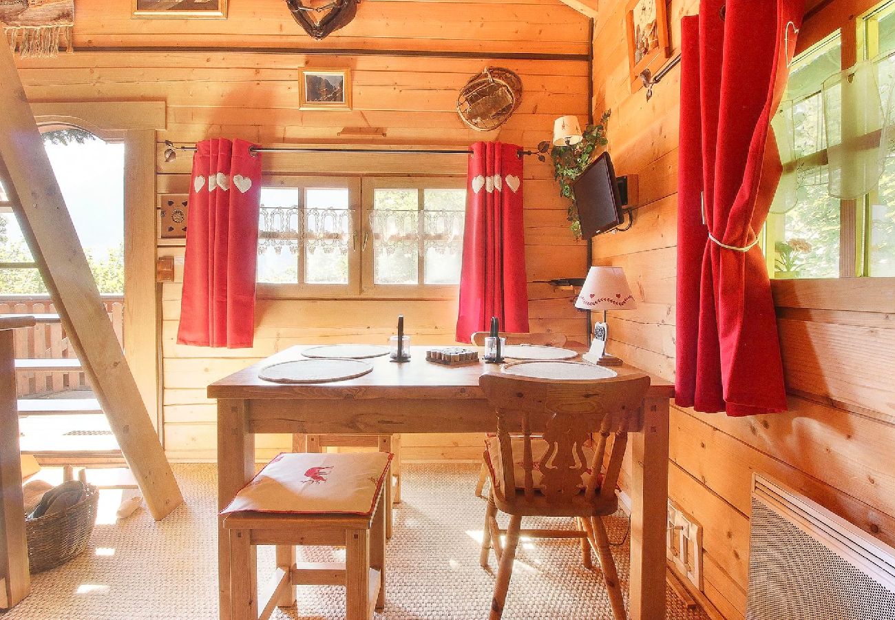 Cabin in Les Houches - Chalet Senet - 2 Mazots - Views Mt-Blanc