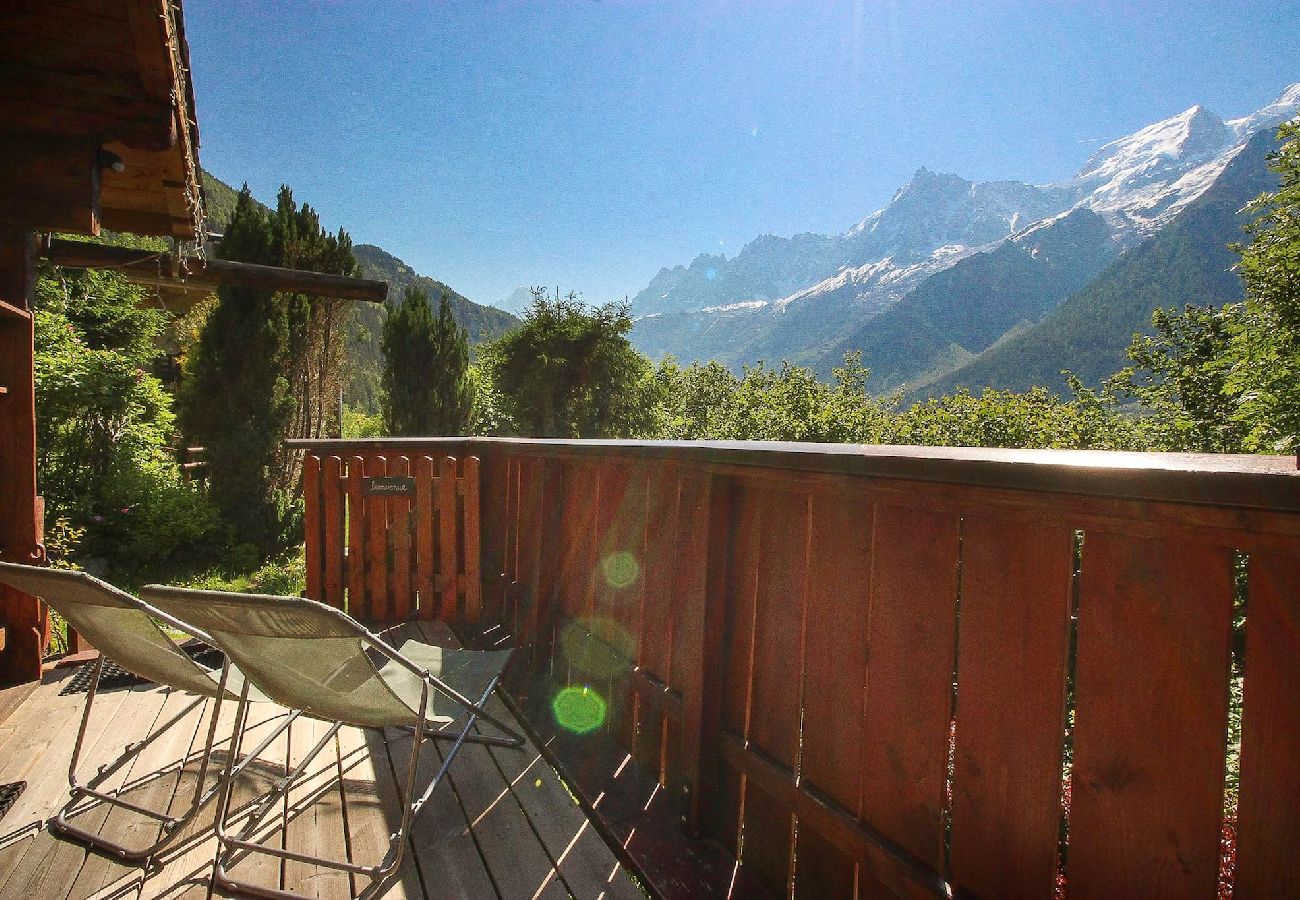 Cabin in Les Houches - Chalet Senet - 2 Mazots - Views Mt-Blanc