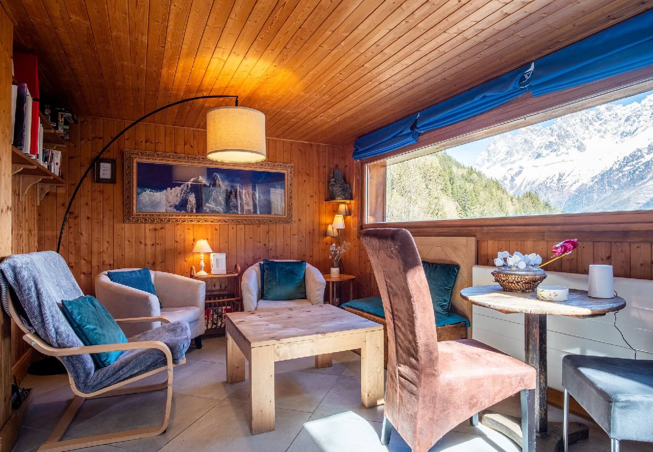 Chalet in Les Houches - Datcha of Sky - Chalet View Mt-Blanc + Studio