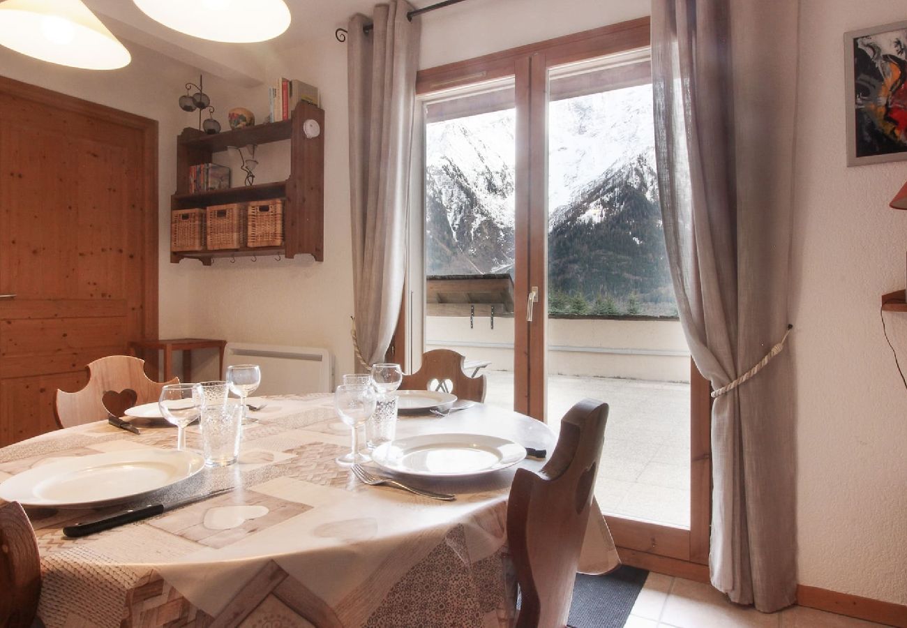 Apartment in Les Houches - Betulle 2 - Grande terrasse face au Mont-Blanc