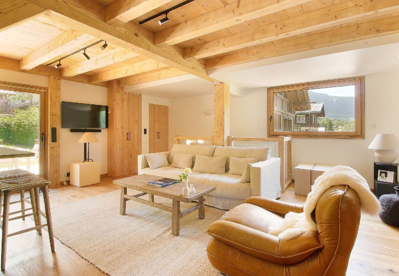 Chalet in Les Houches - Chalet Bechar - Garden - Sauna & Jacuzzi