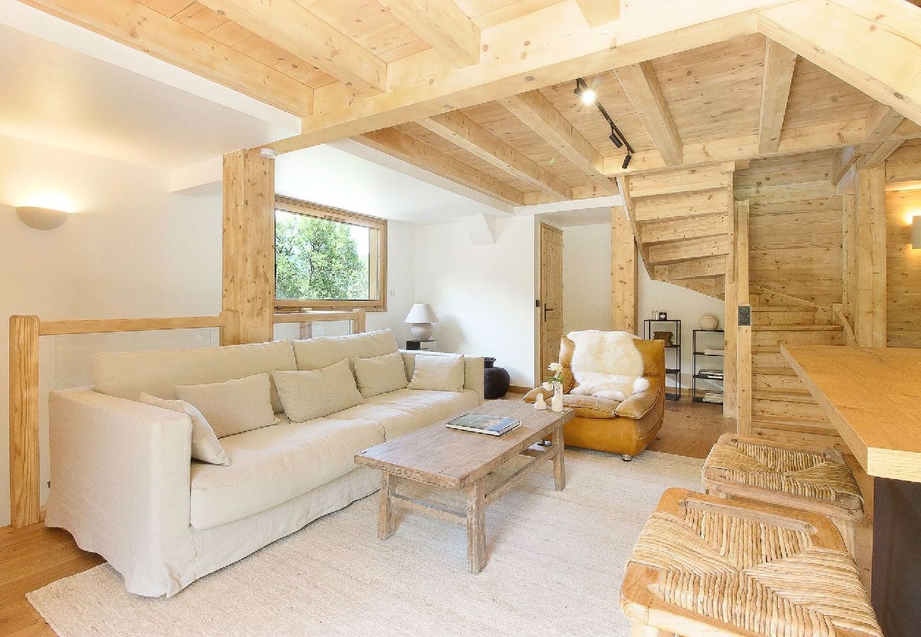 Chalet in Les Houches - Chalet Bechar - Garden - Sauna & Jacuzzi