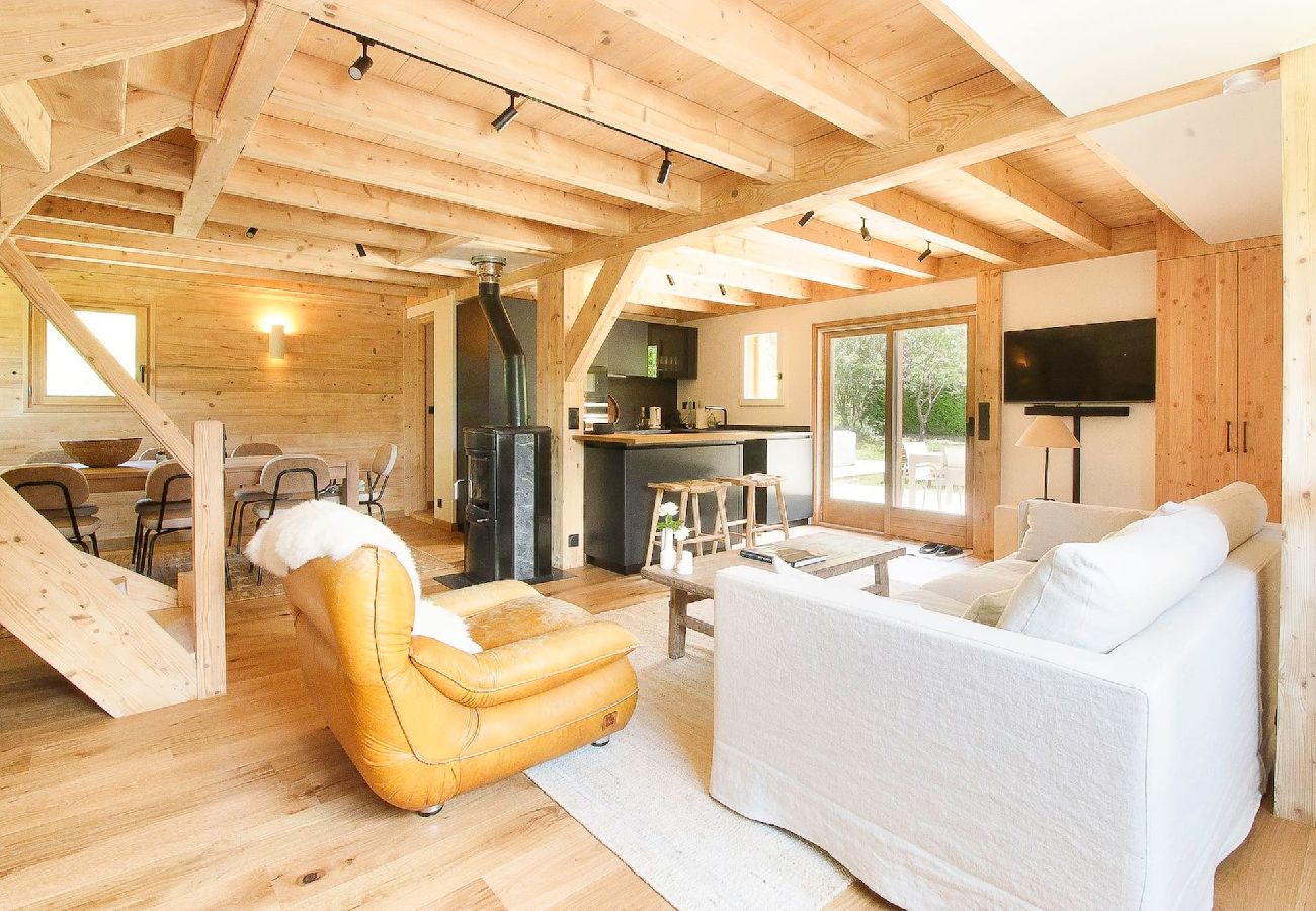 Chalet in Les Houches - Chalet Bechar + Appt - Sauna & Jacuzzi