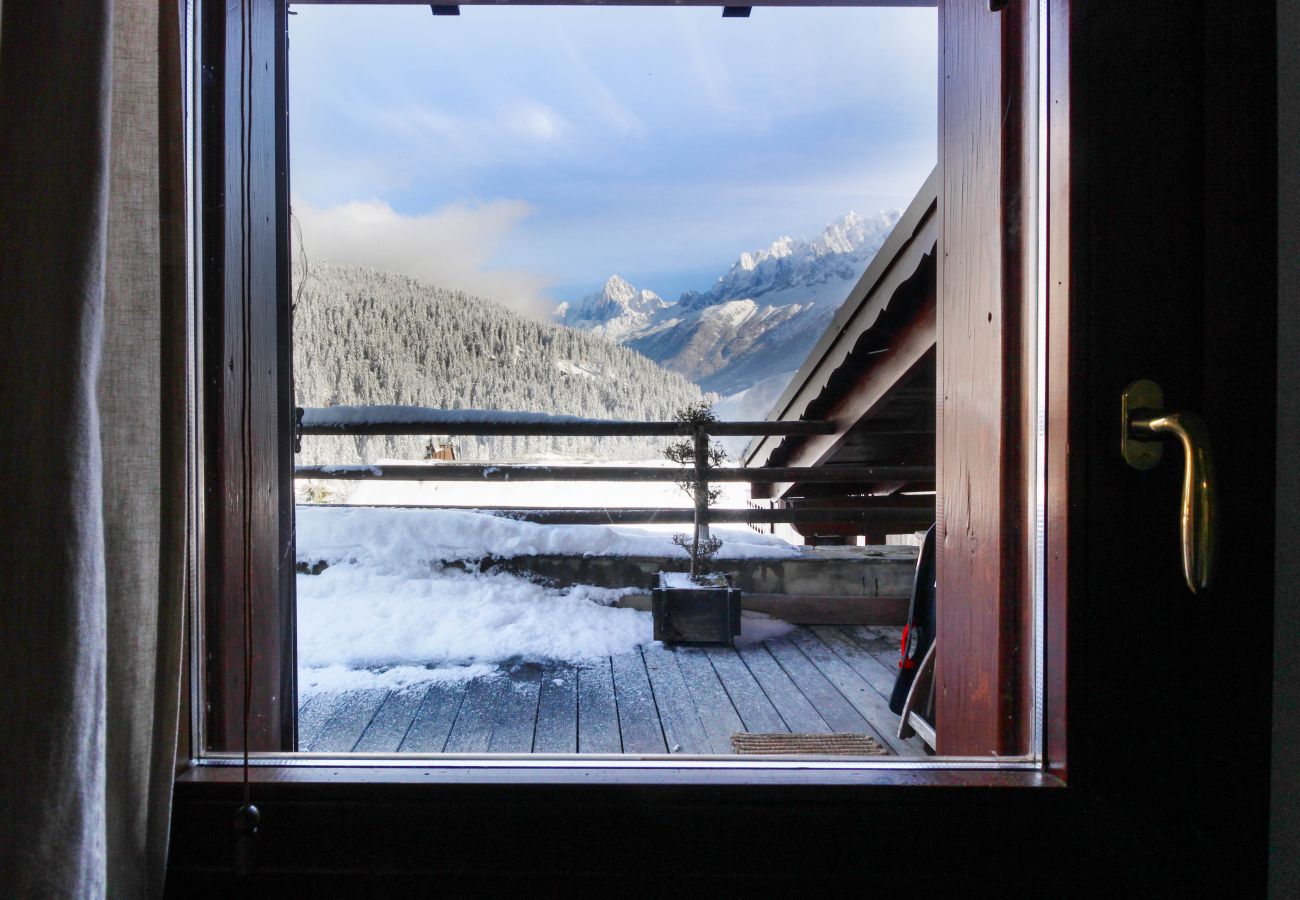 Apartment in Les Houches - Grand Balcon 1 - Télécabine Bellevue - Vue Mont-Bl