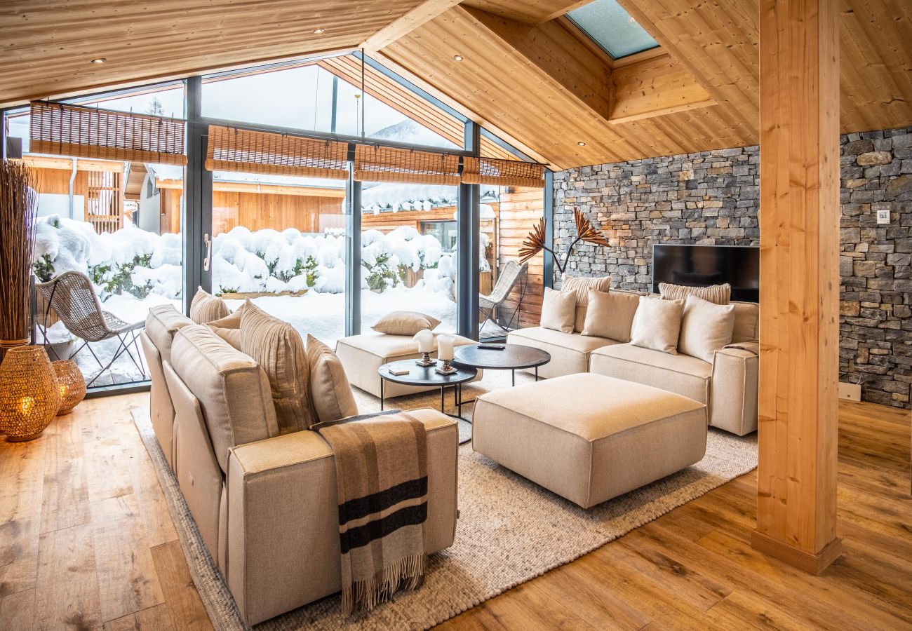 Chalet in Chamonix-Mont-Blanc - Chalet Sia - Contemporain - Sauna privé