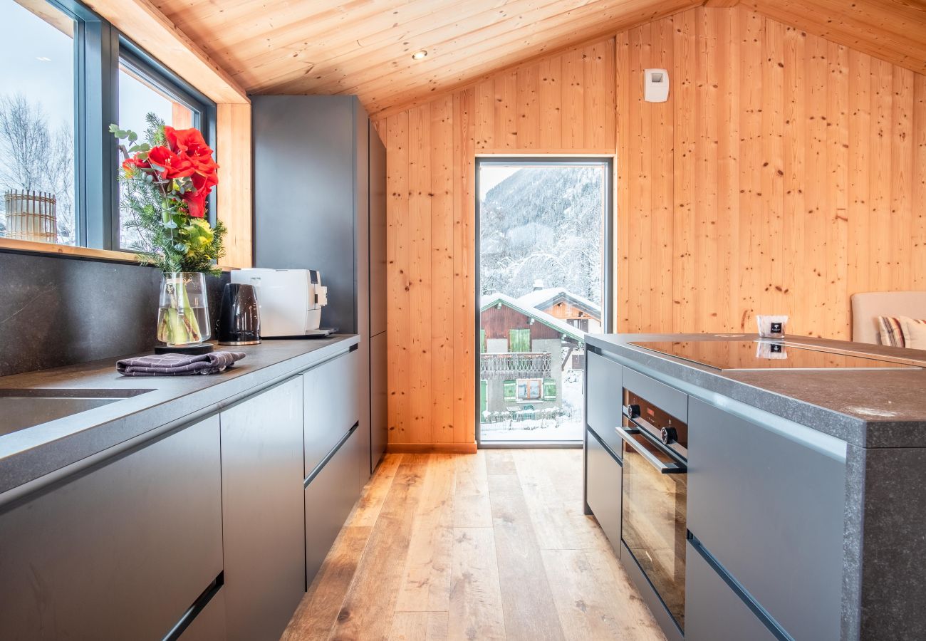 Chalet in Chamonix-Mont-Blanc - Chalet Sia - Contemporain - Sauna privé