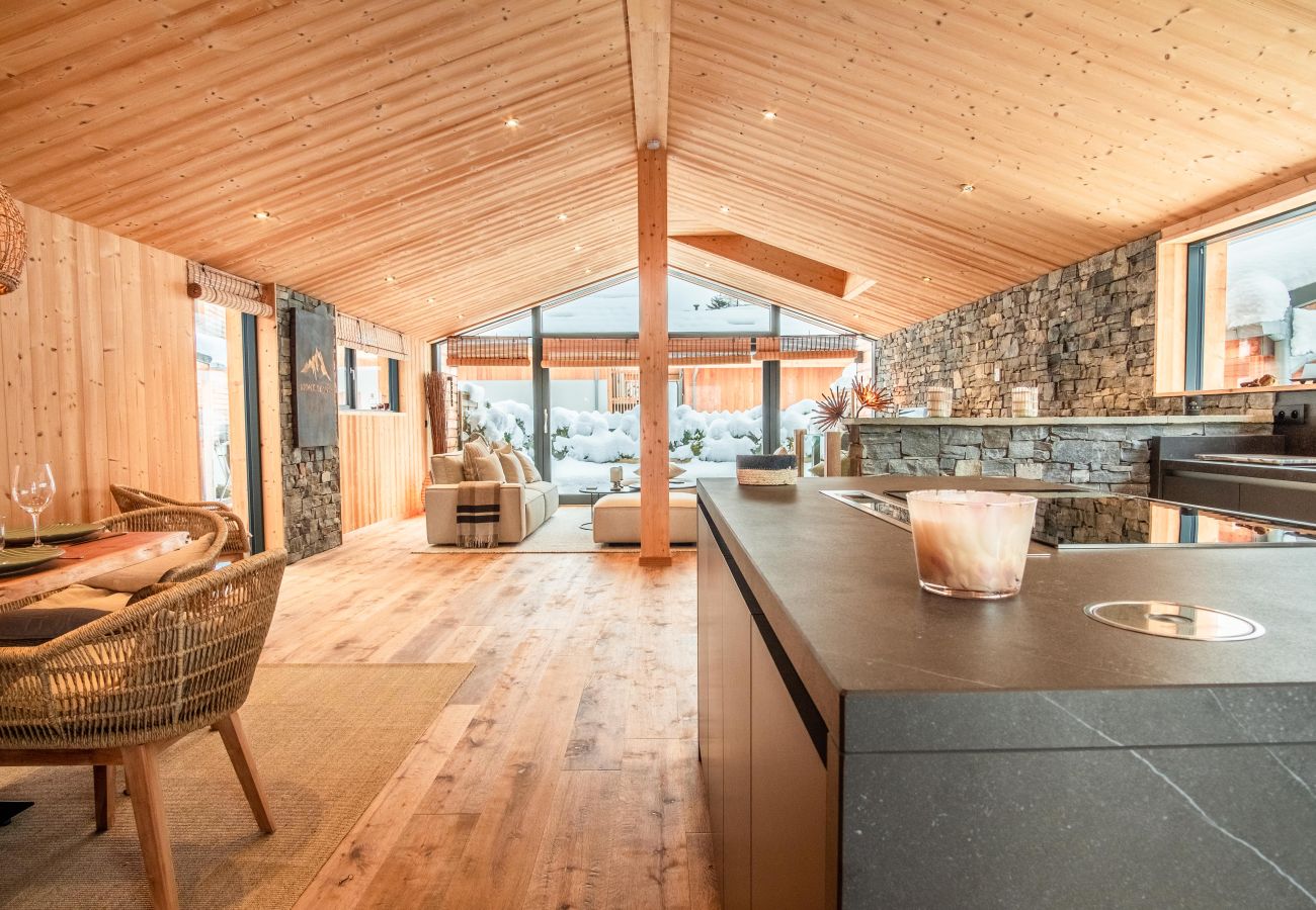 Chalet in Chamonix-Mont-Blanc - Chalet Sia - Contemporain - Sauna privé