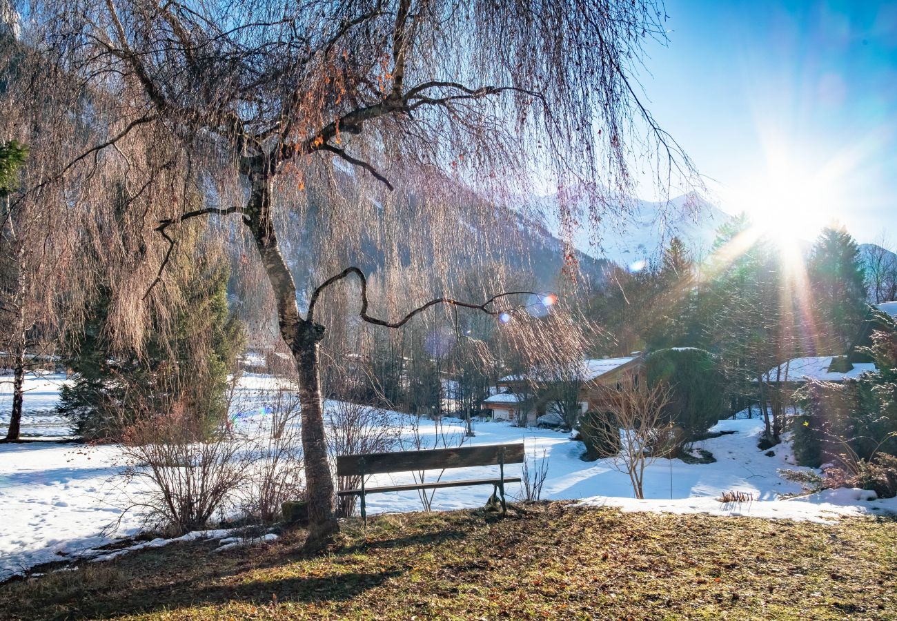 Apartment in Chamonix-Mont-Blanc - Les Tussilages - Balcon et Terrasse vue Mont-Blanc