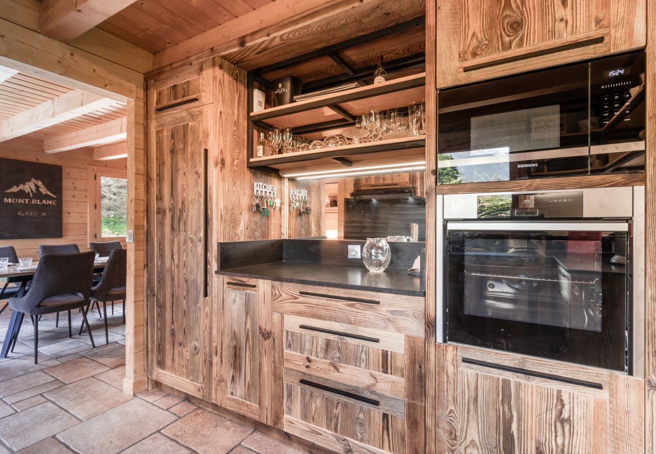 Chalet in Les Houches - Balcon De l'Europe - Jacuzzi privé - Jardin vue Mo