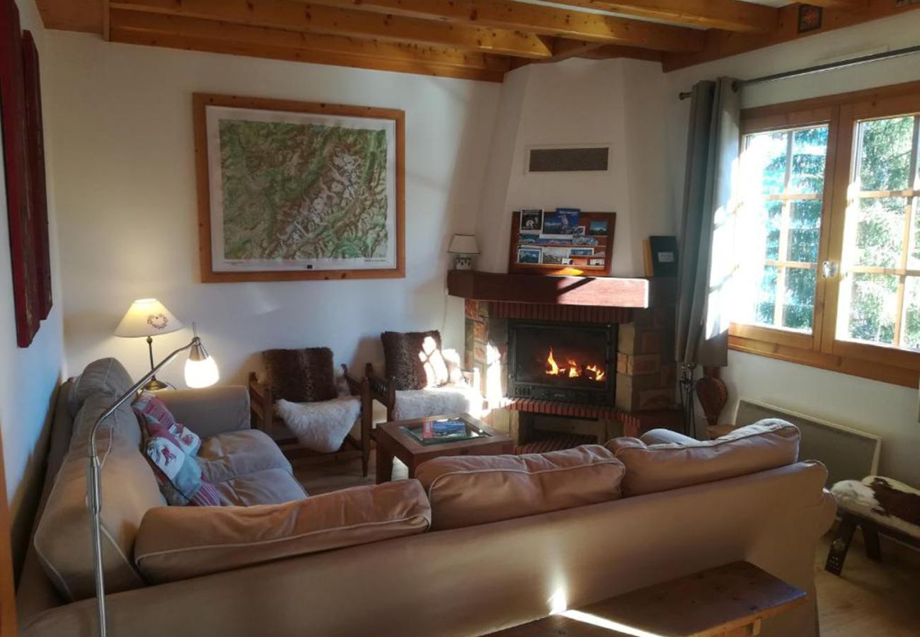 Chalet in Saint-Gervais-les-Bains - Chalet Marie Paradis - 170 m2 - Balcon avec vue