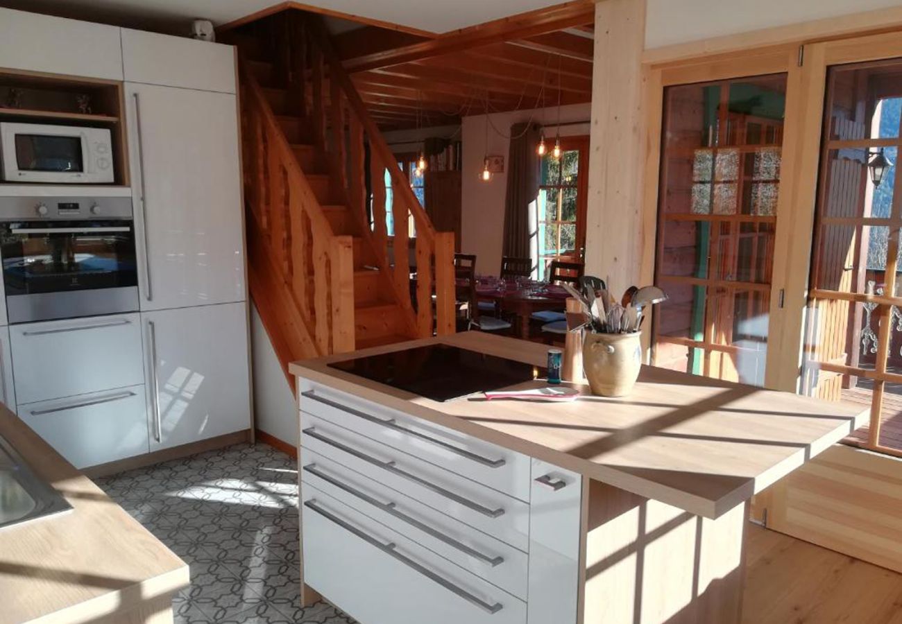 Chalet in Saint-Gervais-les-Bains - Chalet Marie Paradis - 170 m2 - Balcon avec vue