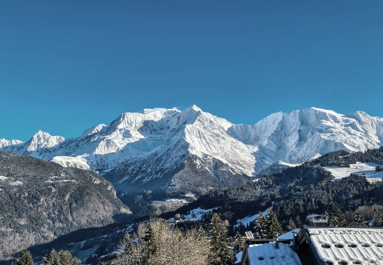 Chalet in Saint-Gervais-les-Bains - Chalet Remy - Chalet de luxe privé - Vues à 360°