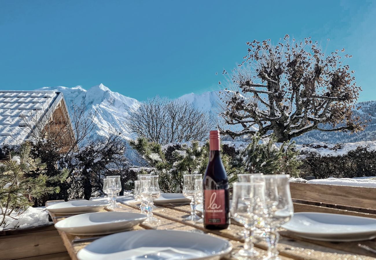 Chalet in Saint-Gervais-les-Bains - Chalet Remy - Chalet de luxe privé - Vues à 360°