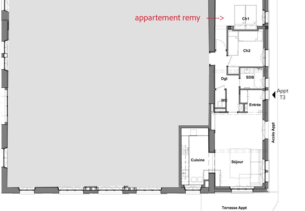 Apartment in Saint-Gervais-les-Bains - Chalet Remy - T3 Appt privé dans grand chalet