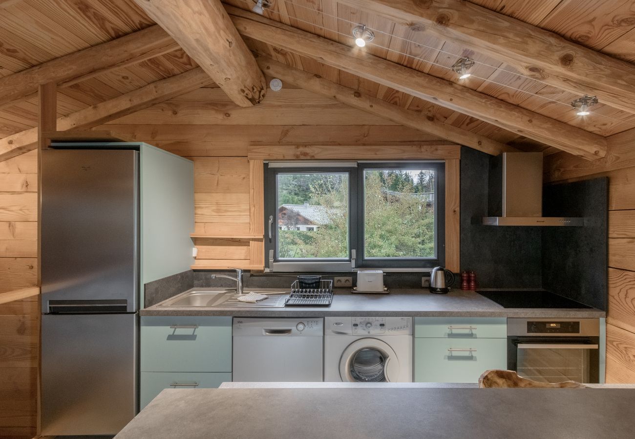 Apartment in Chamonix-Mont-Blanc - Le Grand Champs - Terrasse avec vue Mt.Blanc