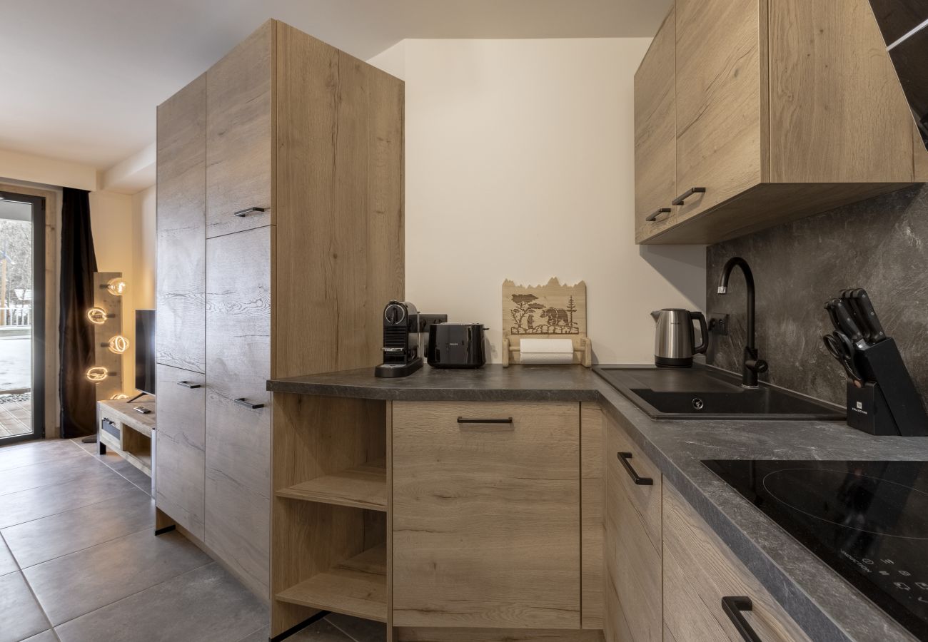 Apartment in Les Houches - The Bear – Sauna, Piscine - Face au Kandahar