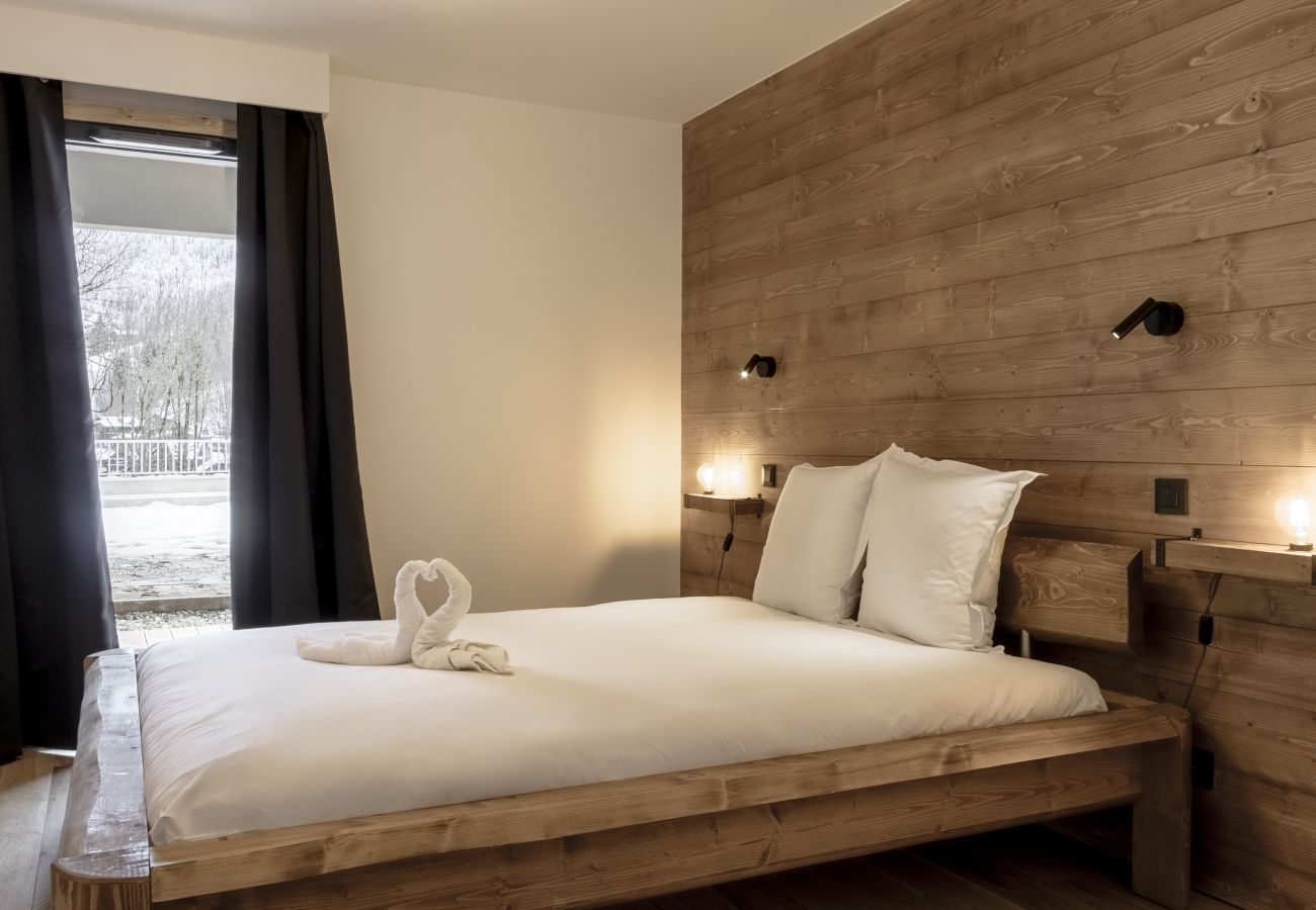 Apartment in Les Houches - The Bear – Sauna, Piscine - Face au Kandahar