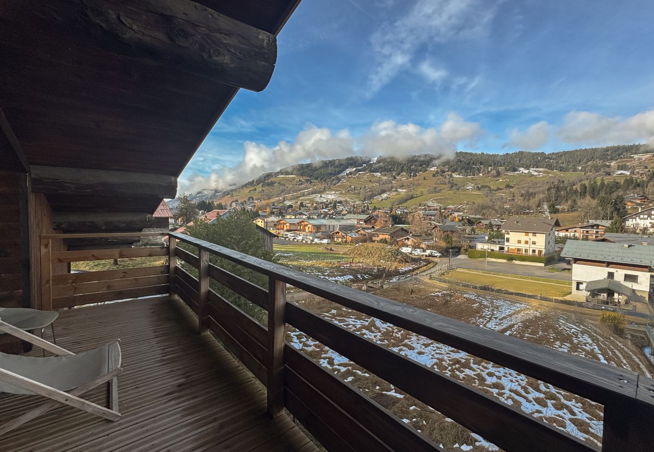 Apartment in Demi-Quartier - Le Black Wood - Chalet famille avec sauna, balnéo