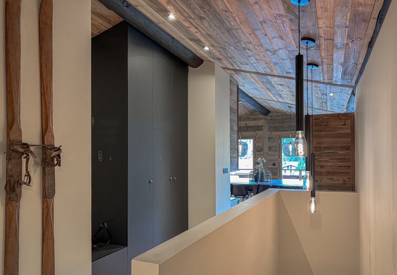 Apartment in Demi-Quartier - Le Black Wood - Chalet famille avec sauna, balnéo