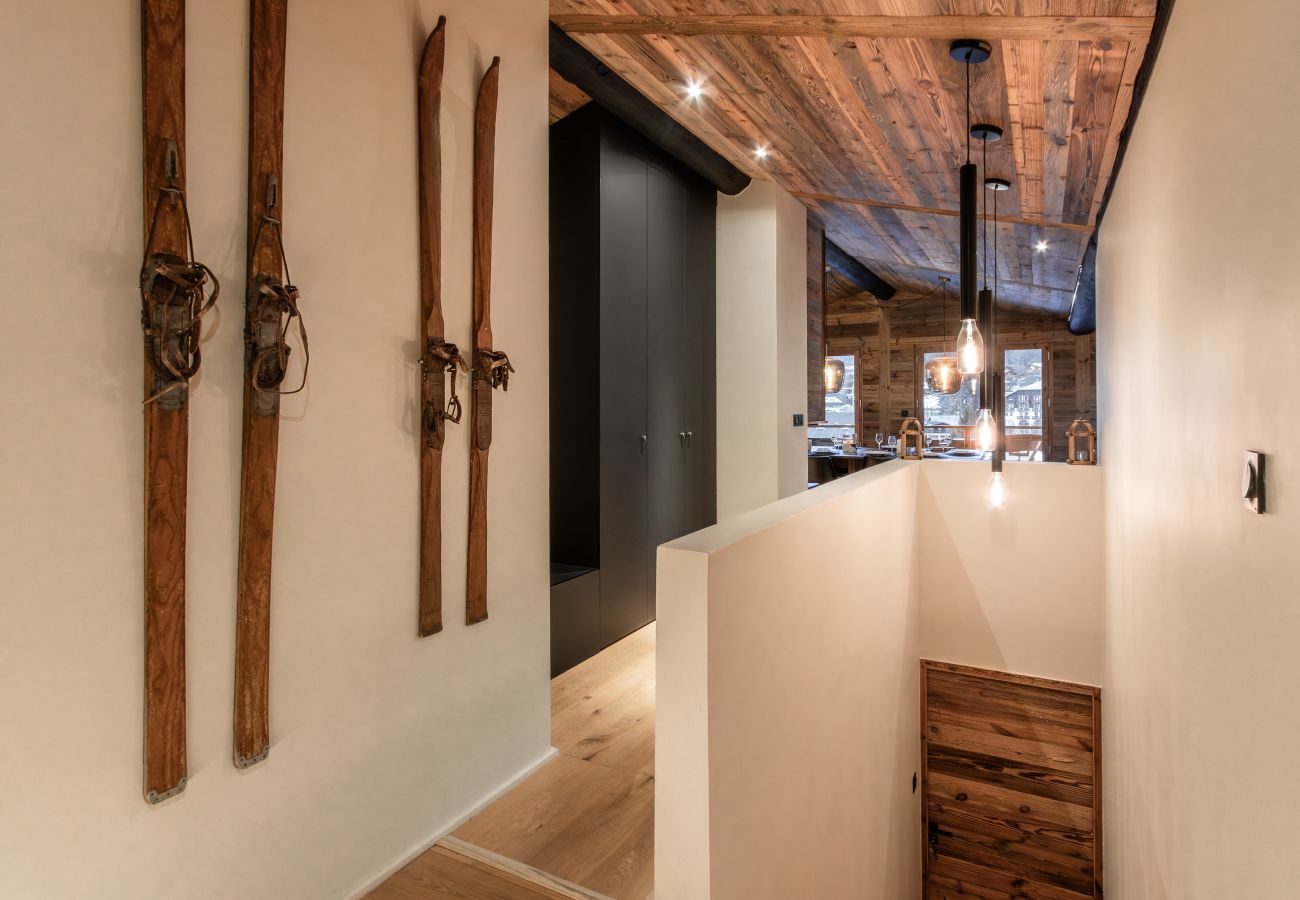 Apartment in Demi-Quartier - Le Black Wood - Chalet famille avec sauna, balnéo