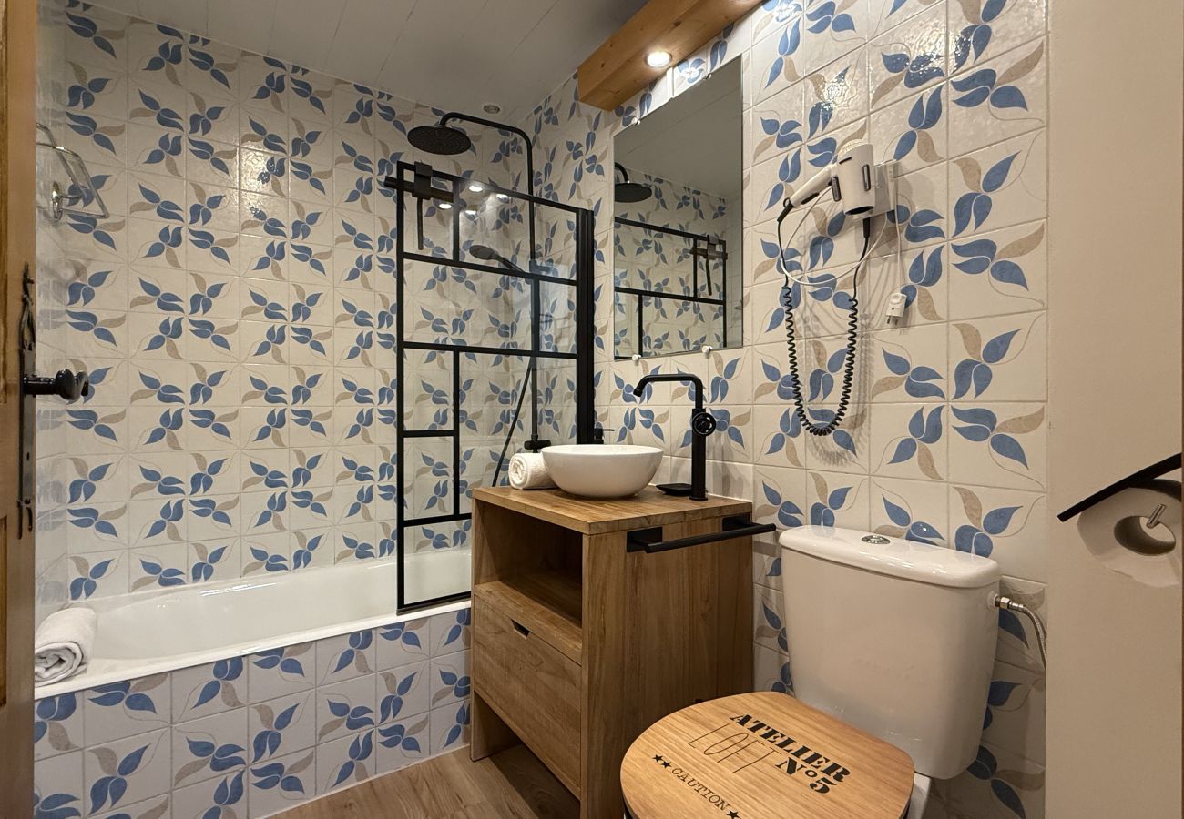 Studio in Saint-Gervais-les-Bains - La vue du Rosay - Balcon - Vues