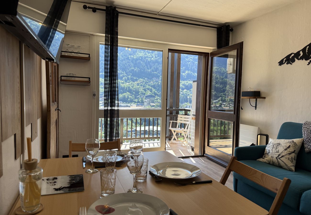 Studio in Saint-Gervais-les-Bains - La vue du Rosay - Balcon - Vues