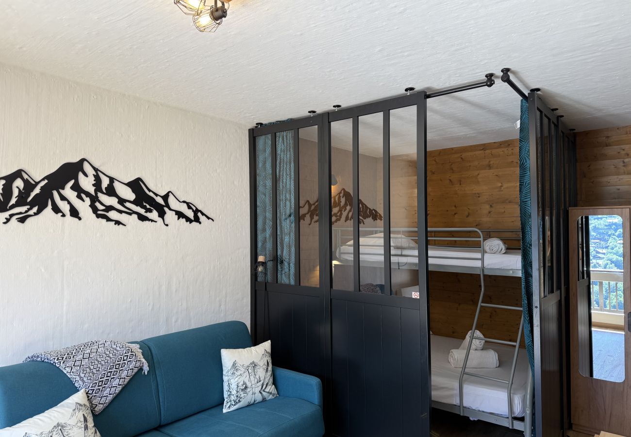 Studio in Saint-Gervais-les-Bains - La vue du Rosay - Balcon - Vues