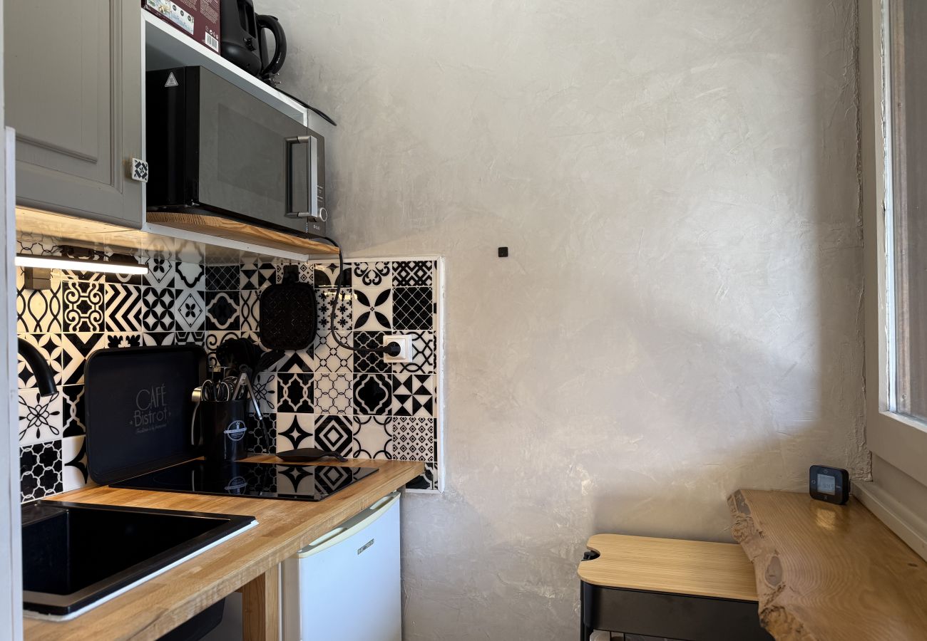 Studio in Saint-Gervais-les-Bains - La vue du Rosay - Balcon - Vues