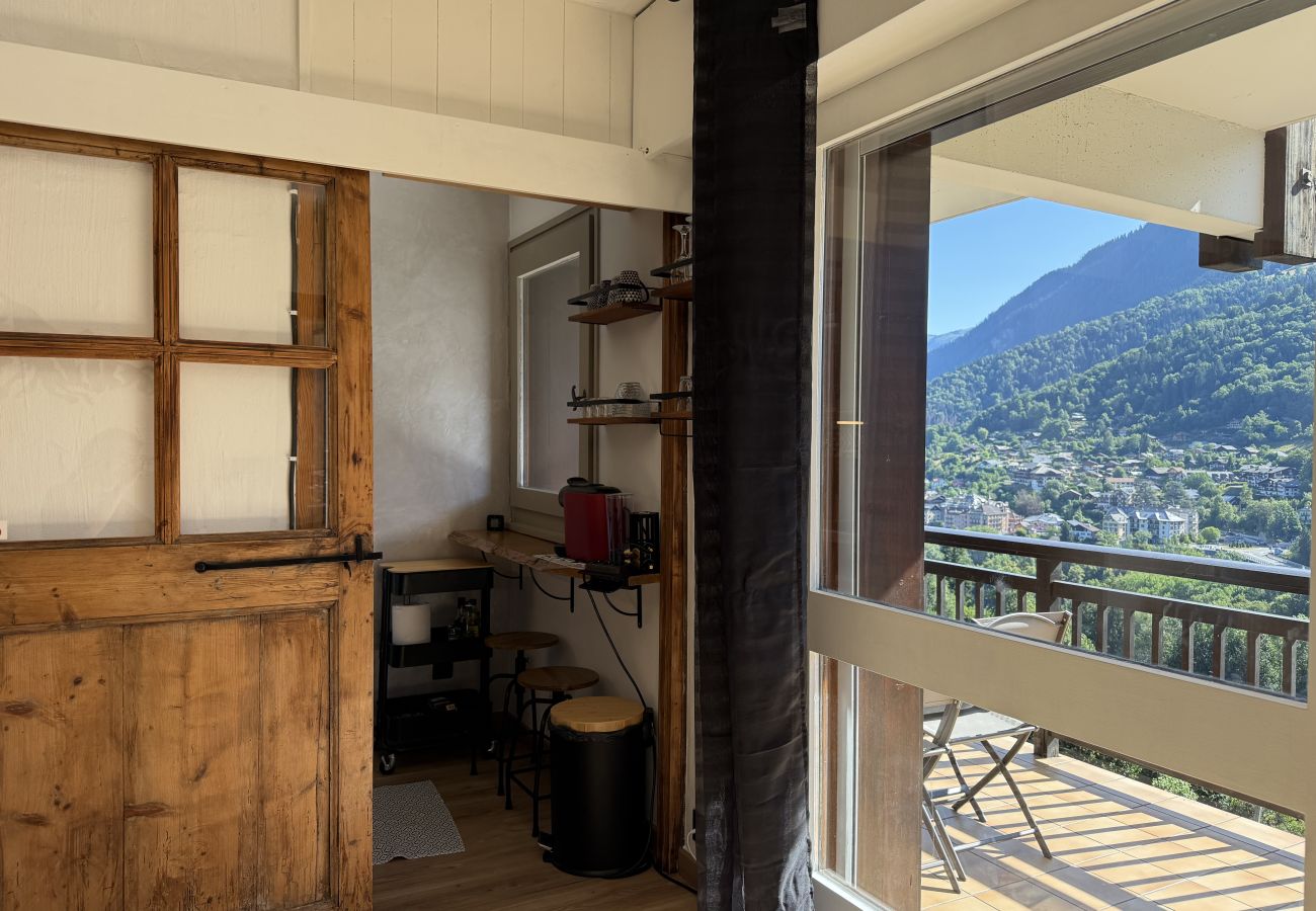 Studio in Saint-Gervais-les-Bains - La vue du Rosay - Balcon - Vues