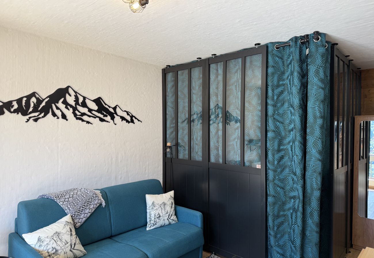Studio in Saint-Gervais-les-Bains - La vue du Rosay - Balcon - Vues