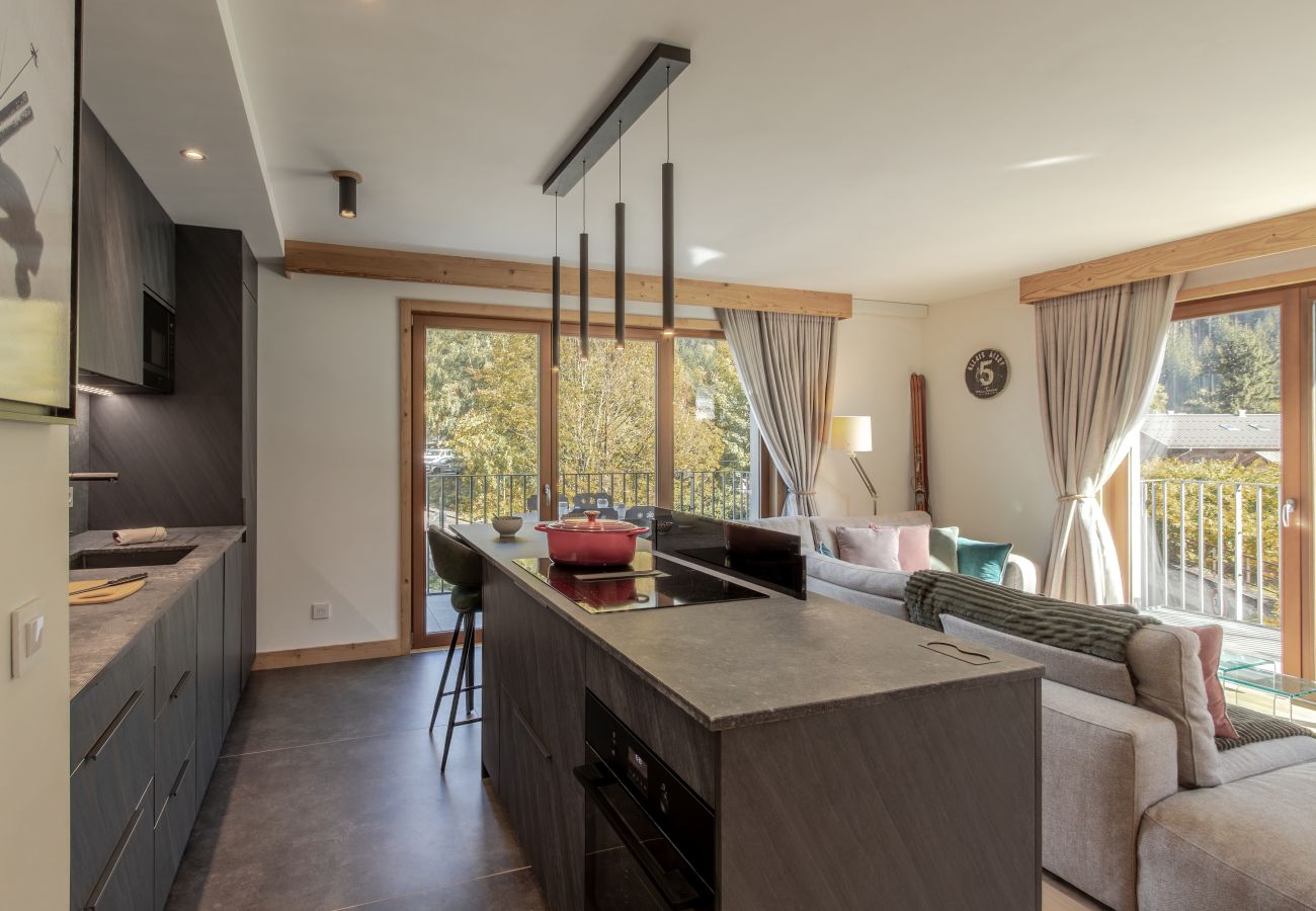 Apartment in Chamonix-Mont-Blanc - Blanc Mont Blanc - Centre-ville Rénové & Parking