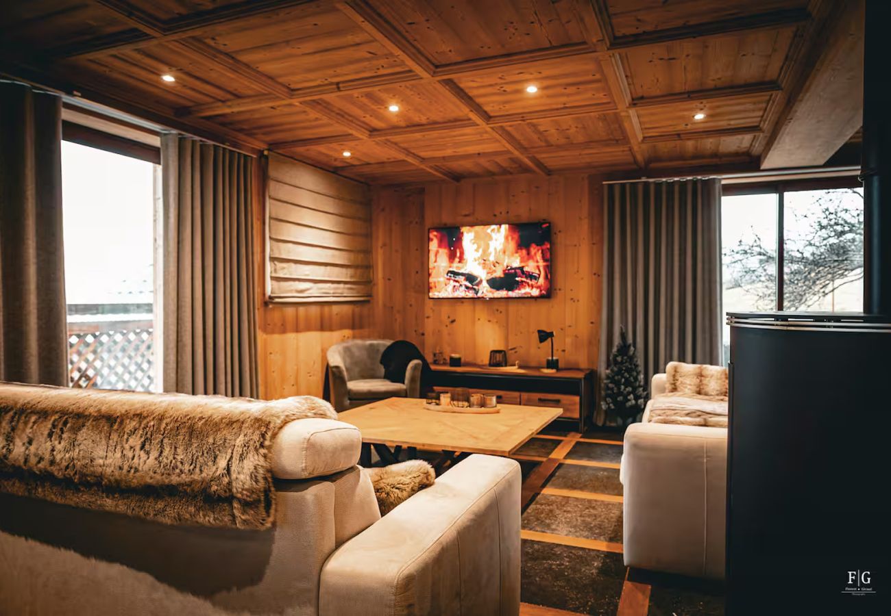 Chalet in Cordon - Chalet Mont Blanc - Départ ski - Vue exceptionnell