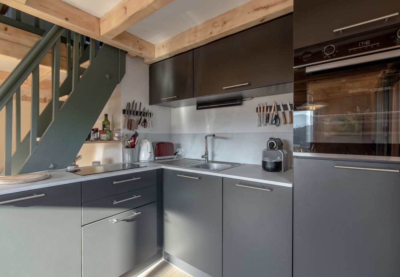 Apartment in Saint-Gervais-les-Bains - Le Mont Joux - Vue montagne & télécabine