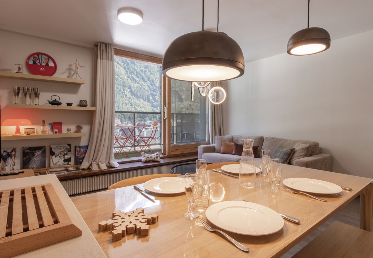 Apartment in Chamonix-Mont-Blanc - Appt Cosy - Vue Mont-Blanc en hyper centre