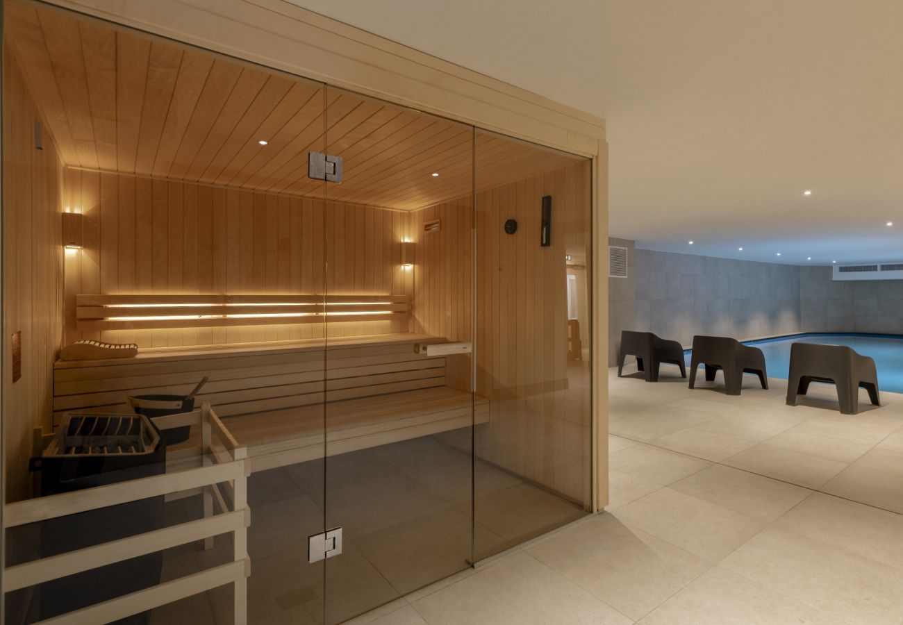 Apartment in Les Houches - Le Manoir de Kayla – Piscine, Sauna & Vue