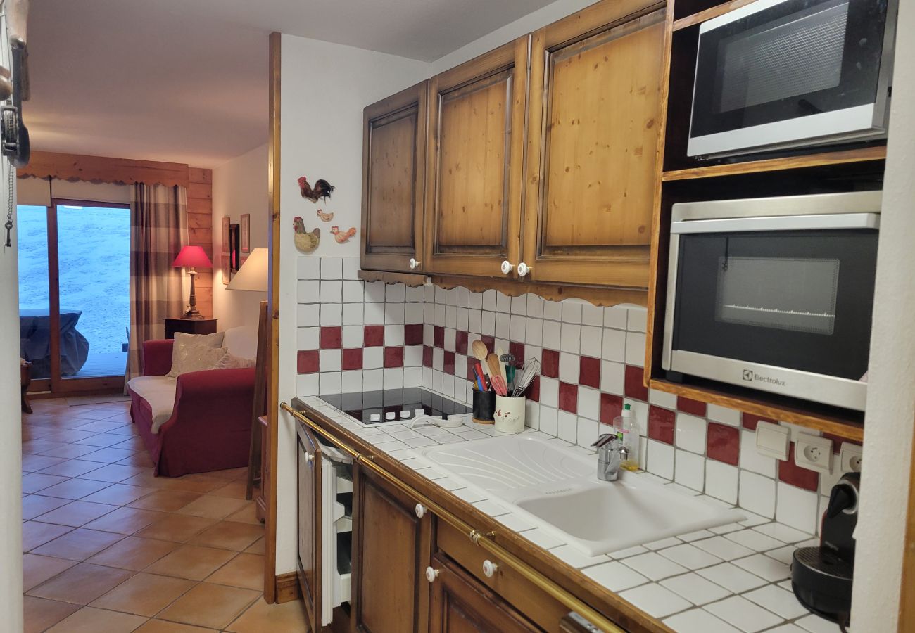 Apartment in Les Houches - Les Grandes Jorasses 3 - Jardin - Vue massif Mont