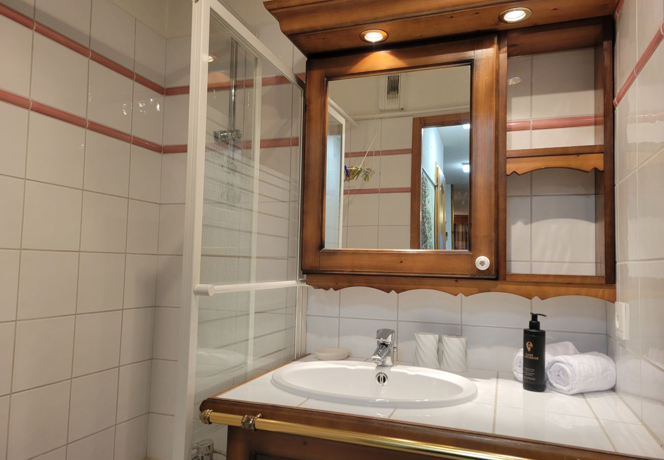 Apartment in Les Houches - Les Grandes Jorasses 3 - Jardin - Vue massif Mont