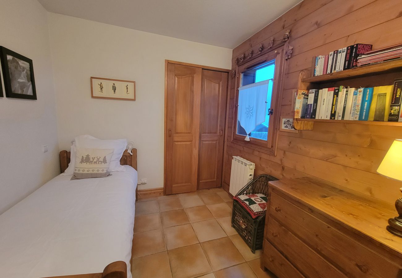 Apartment in Les Houches - Les Grandes Jorasses 3 - Jardin - Vue massif Mont