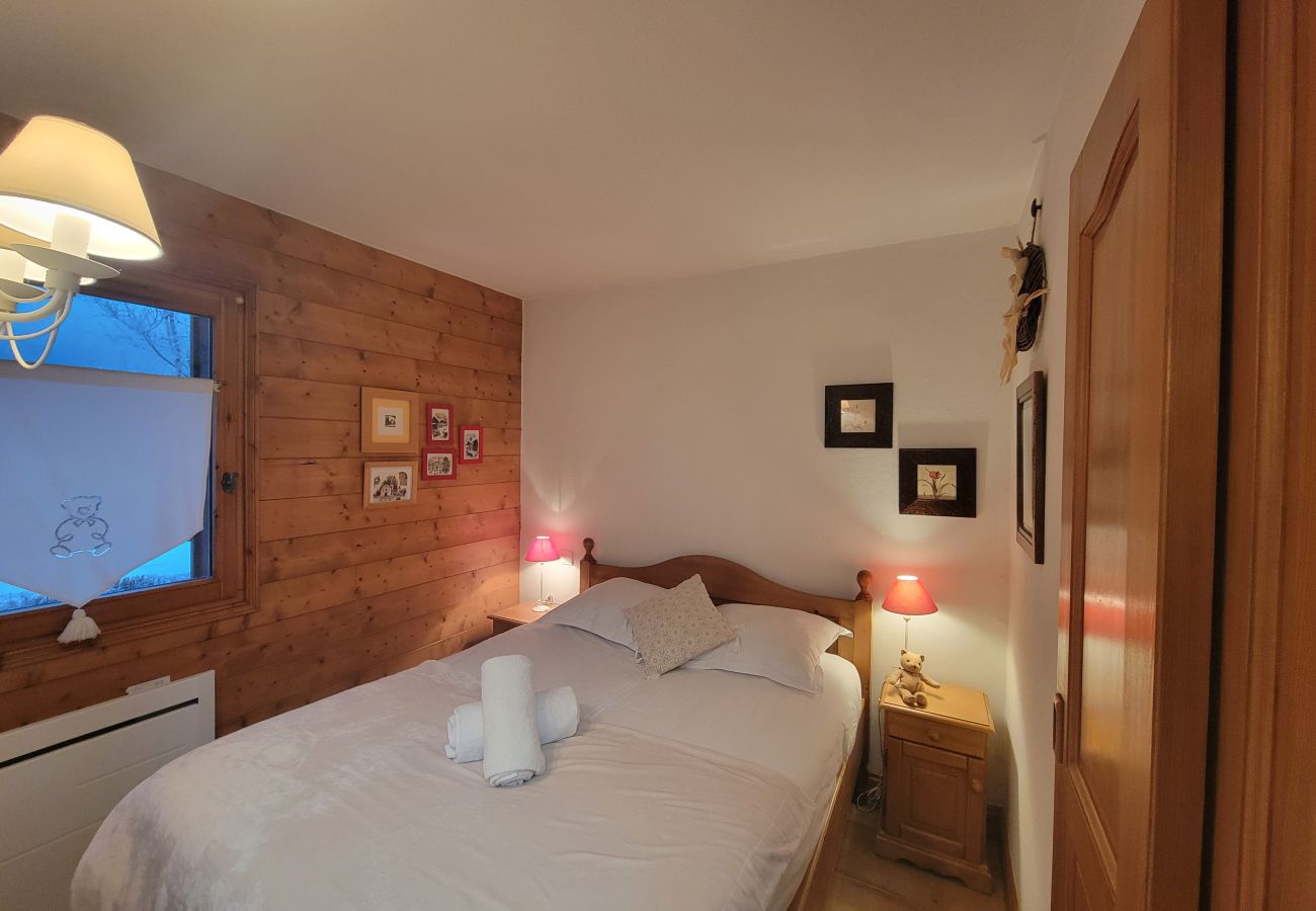 Apartment in Les Houches - Les Grandes Jorasses 3 - Jardin - Vue massif Mont