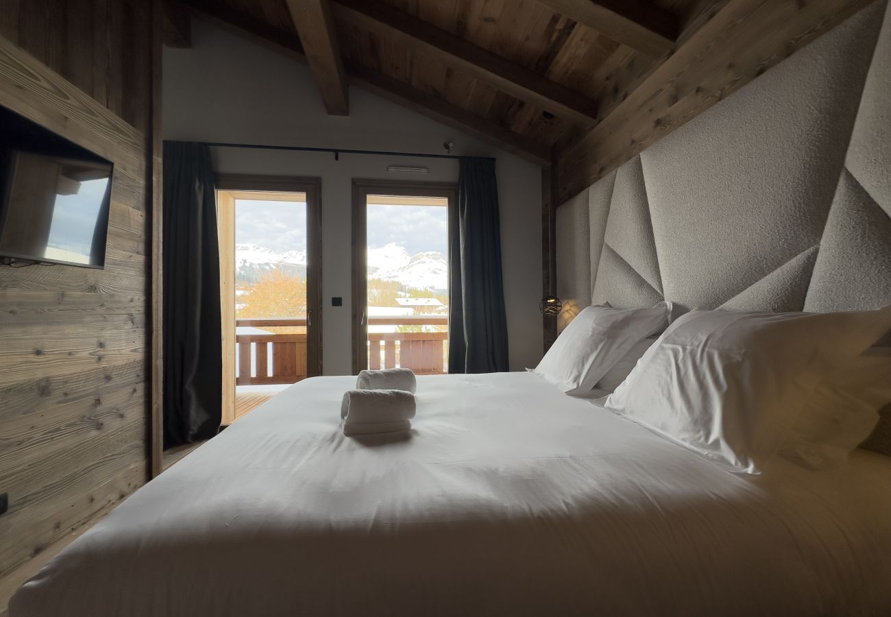 Chalet in Combloux - Chalet Suzan’e – Panorama Mont-Blanc & jacuzzi